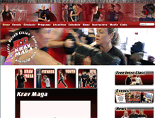 Tablet Screenshot of beachcitieskravmaga.com